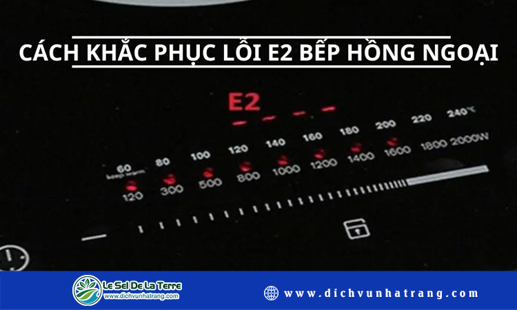 Lỗi e2 bếp hồng ngoại sunhouse