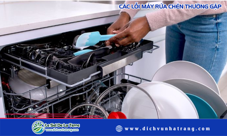 Các lỗi máy rửa chén thường gặp phải