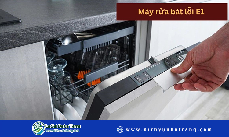 Máy rửa chén junger báo lỗi e1