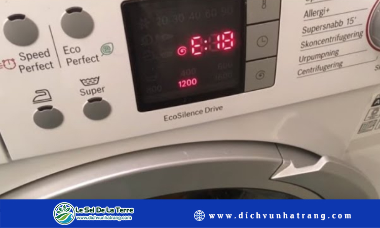 Máy rửa chén bosch lỗi e18