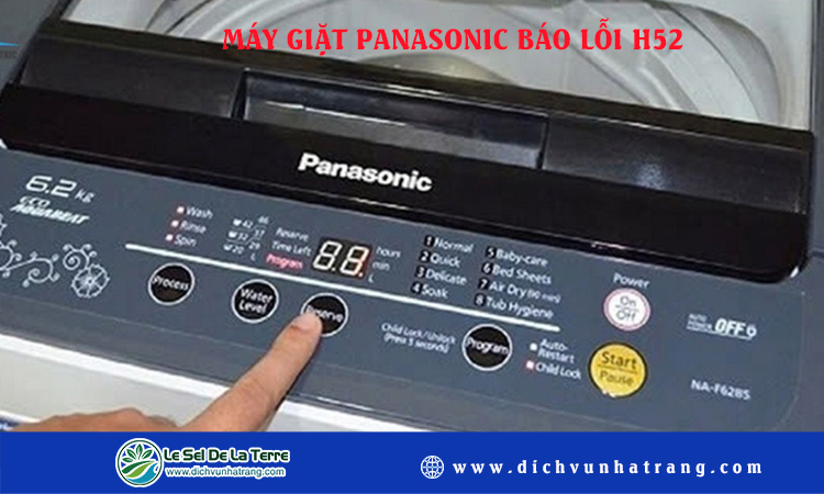 Máy giặt panasonic báo lỗi h52