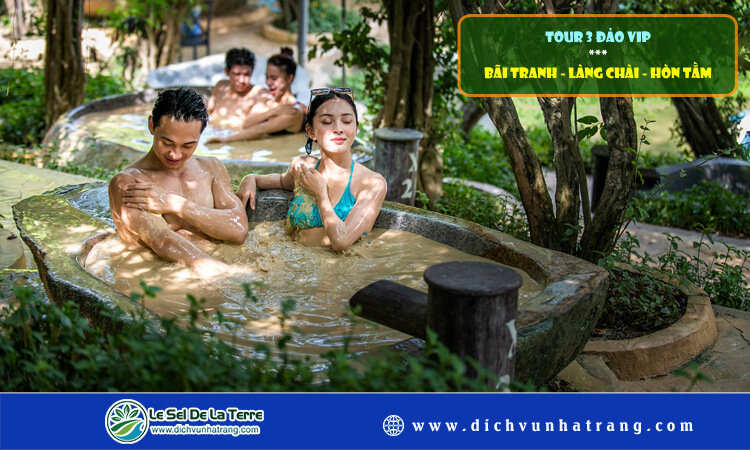 Tour 3 đảo VIP Bãi Tranh - Làng Chài - Hòn Tằm 