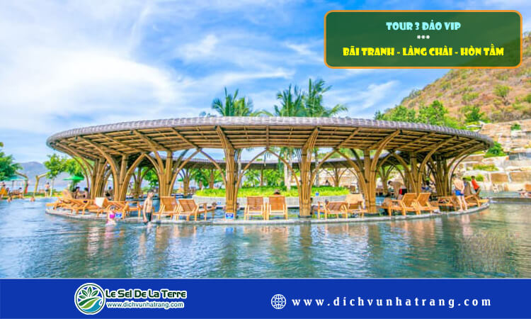 Tour 3 đảo VIP Bãi Tranh - Làng Chài - Hòn Tằm 