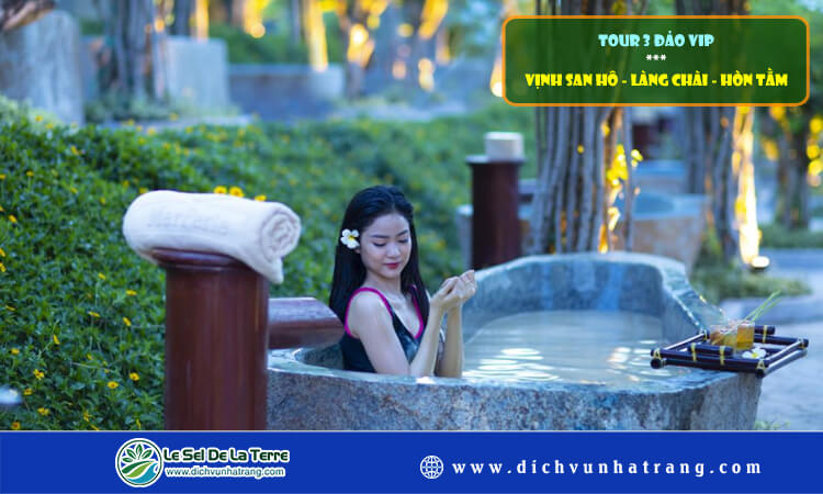 Tour 3 đảo VIP Vịnh San Hô - Làng Chài - Hòn Tằm 